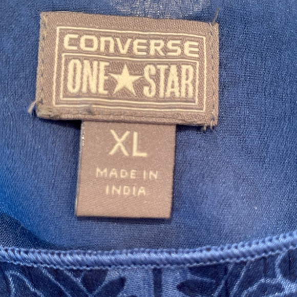 Converse - multi blue tank top. Size XL - Picture 6 of 8